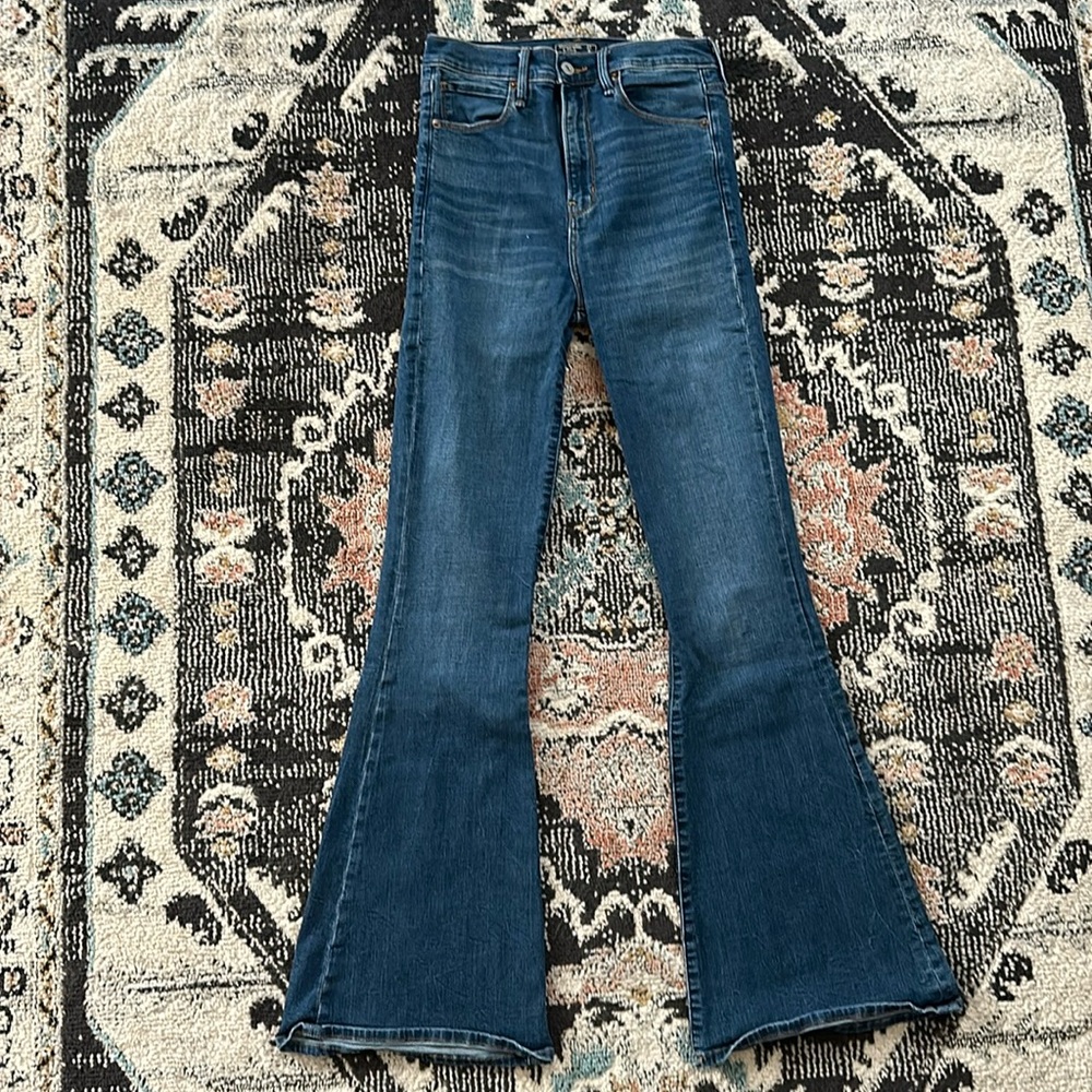 Abercrombie High-Rise Flare Jeans